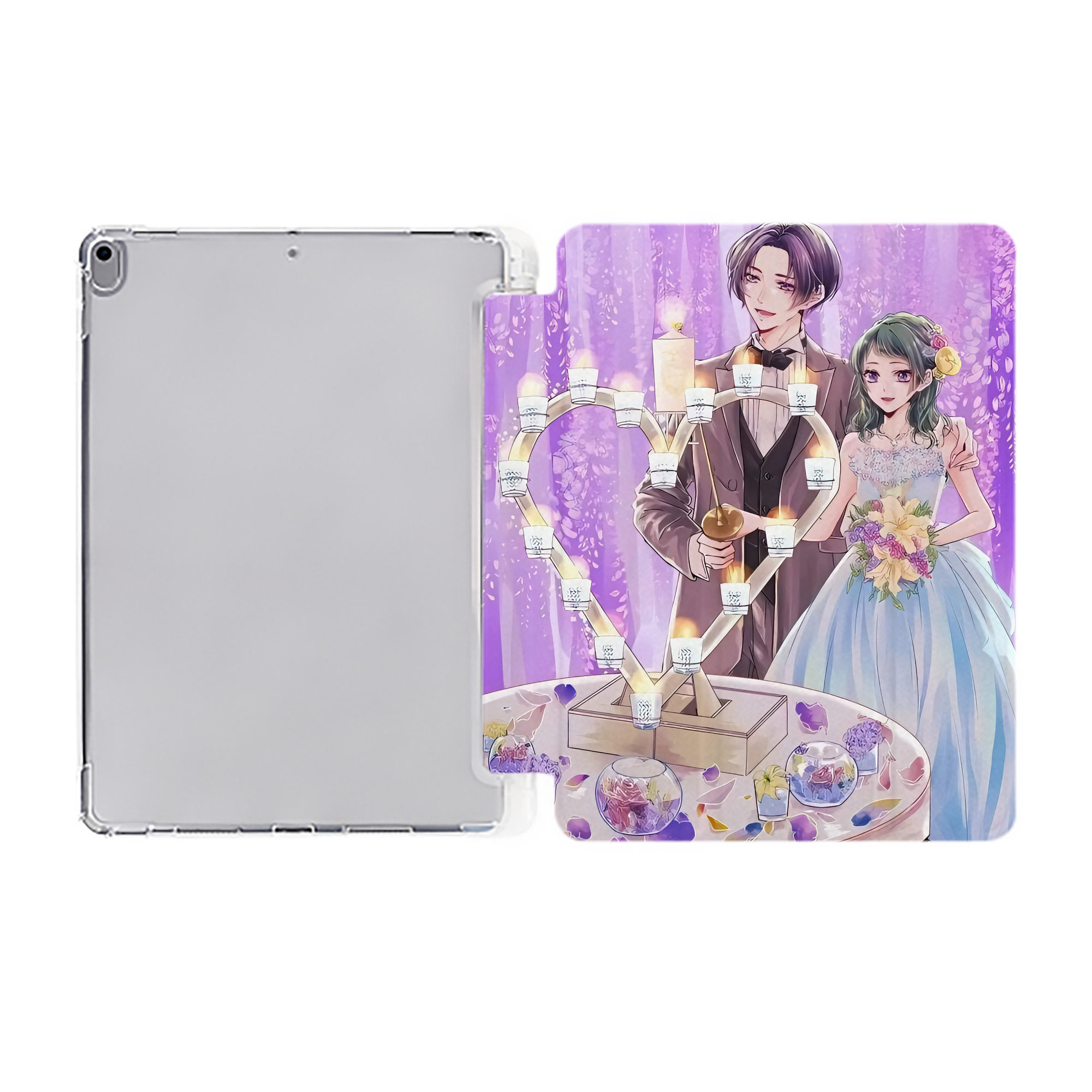 （画像用） 薬屋のひとりごと The Apothecary Diaries IPad ケース ペン収納付き 三つ折りスタンド PUレザー×シリコン 対応機種9.5/10.5/10.9インチ